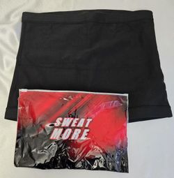 Sweat More Unisex L/XL Sauna Sweat Belt Body Shaper Belt Black Waist Trainer