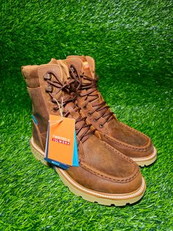 TWISTED X MEN'S WATERPROOF LACE-UP WORK BOOT 7W