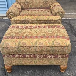 CHAIR WITH OTTOMAN