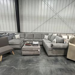 3pc Gray Sectional