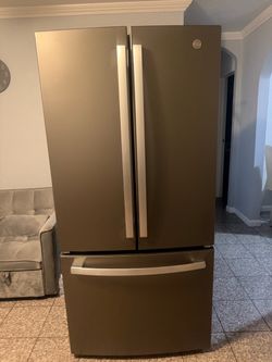 GE French Door Refrigerator Slate Finish