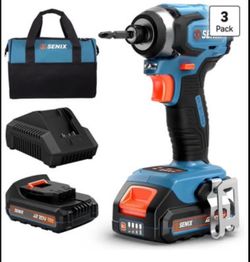 Senix 20V Cordless Impact Driver 3-Pack Kit