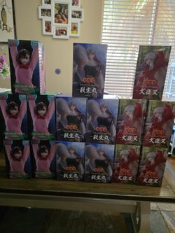 Inuyasha and Panda dance Figures (price in description)