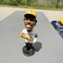 MANNY SANGUILLEN LUMBER COMPANY PIRATES STADIUM GIVE AWAY BOBBLE HEAD DOLL  