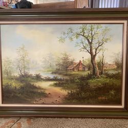 Oil Painting With Authentication