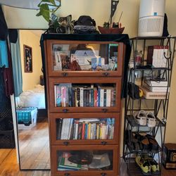 Glass Front Bookshelf 