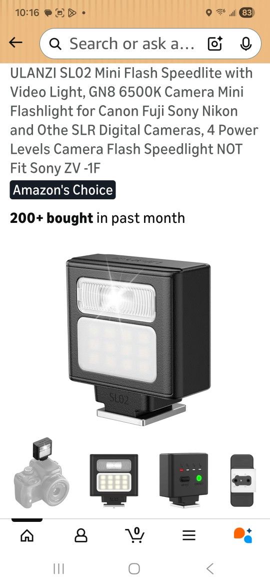 Ulanzi Spark Lite Sl02 Mini Flash