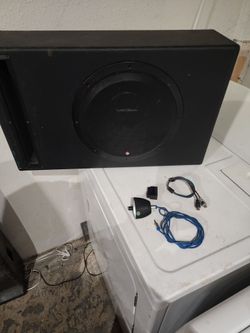 ***SALE***ROCKFORD FOSGATE P500-12P Punch Series 12" subwoofer enclosure with 500-watt amp