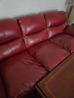Red couch
