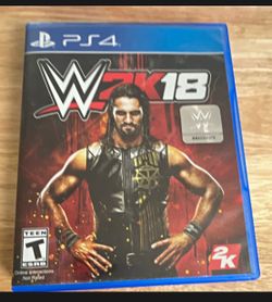 Wrestling ww2K18 ps4 game like new