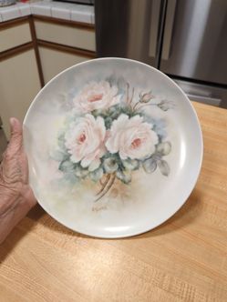 Vintage plate signed E.Powell