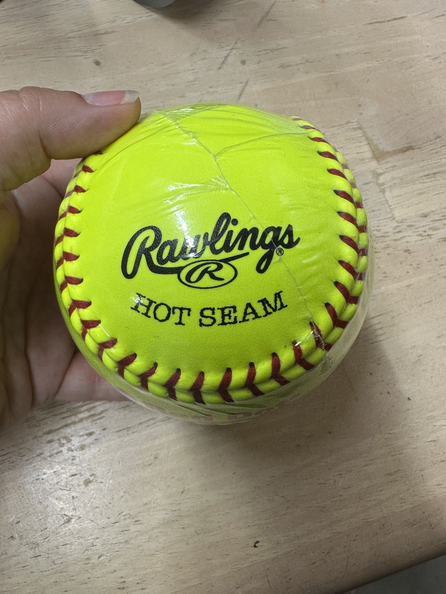Rawlings Hot Seam Red Dot Fastpitch Softball COR .47 12" New