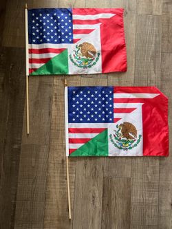 USA,  Mexico flag