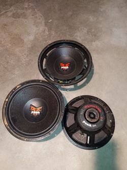 15 Inch Rockford Fosgate Subs Dvcs Need Recones He2 Need Just Surround