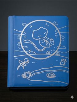 Bubble Mew Pokemon Toploader Binder Engraved Custom