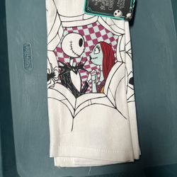 Jack And Sally 2 Pack Kitchen Towels 