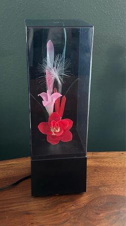 1984 Fiber Optic Flower Lamp Music Box