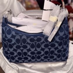 Juliet Shoulder Bag Signature Denim 25”