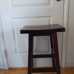 One Wooden Stool