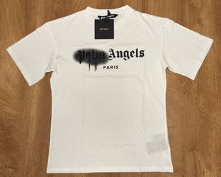 Palm Angels Paris T-Shirt White Size S