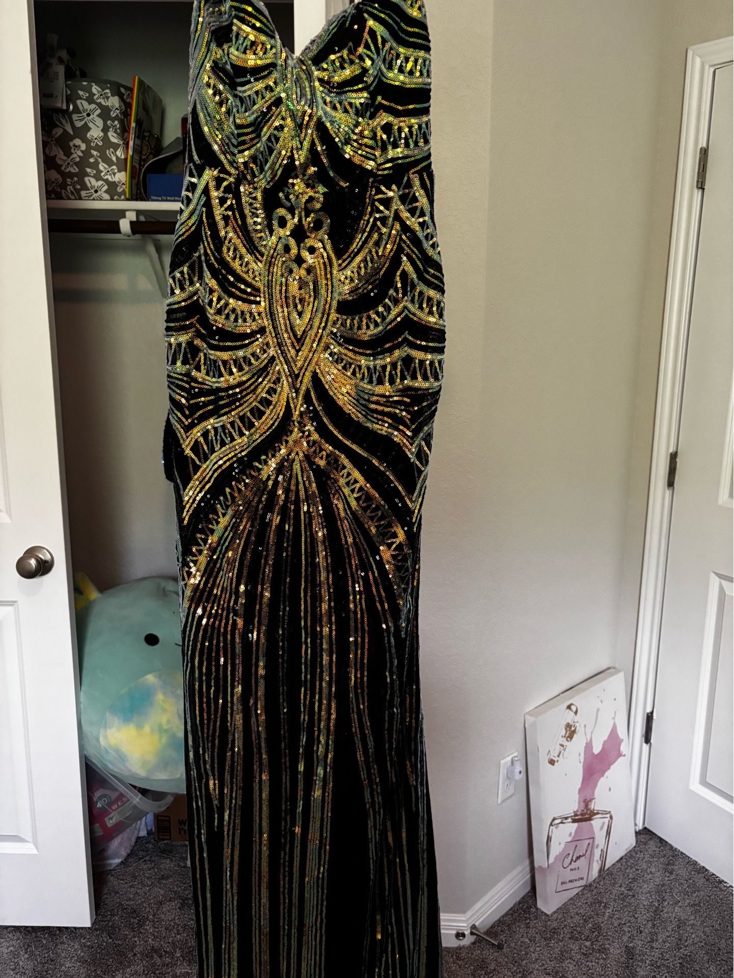 Long sequin formal dress