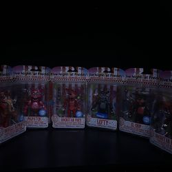 RARE Five Nights At Freddy’s Pizzeria Simulator Funko Action Figures Set Of 6 Including Rare Lefty Walmart Exclusive 