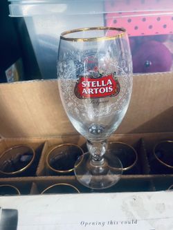 Stella Artois glass wear brand new 24 pieces in a box