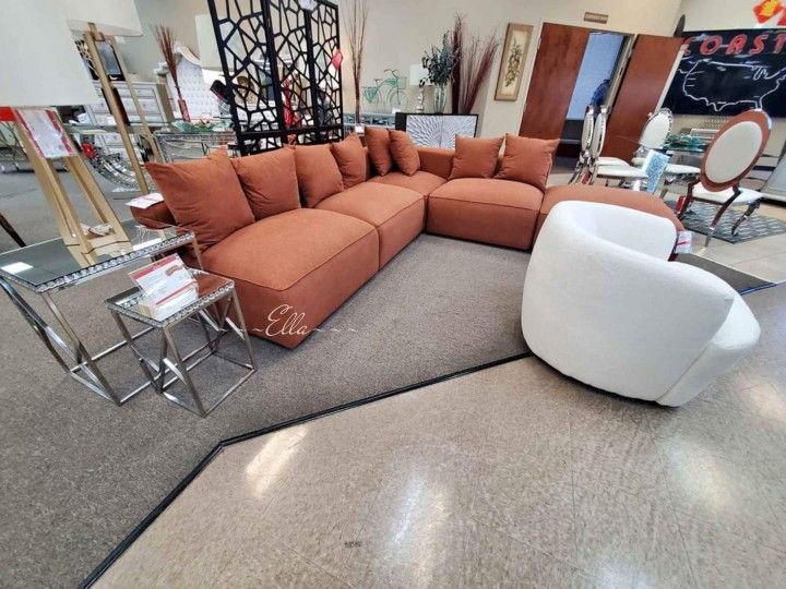 Jennifer Sectional $10 Down Payment And Financing Available
