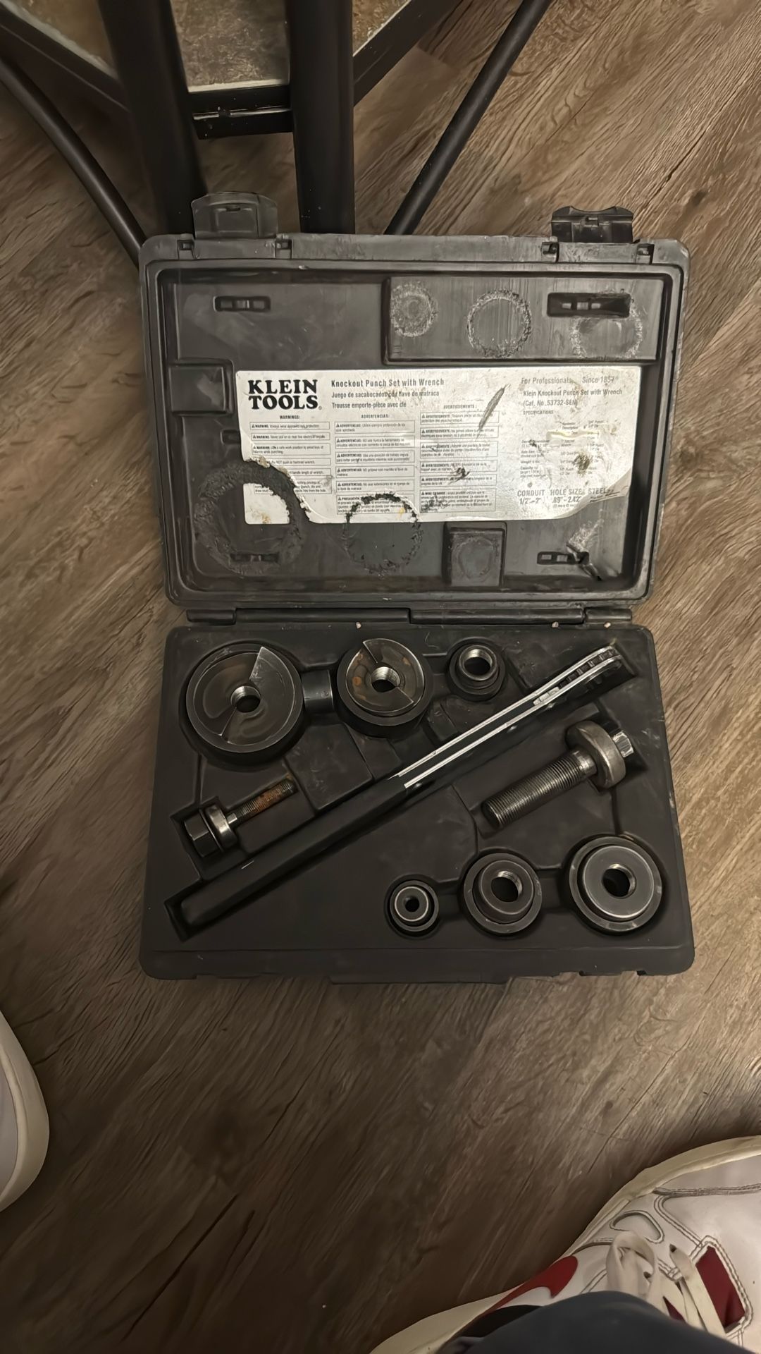 Klein Tools Knockout Punch Set With Wrench