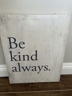 Be Kind Always Canvas