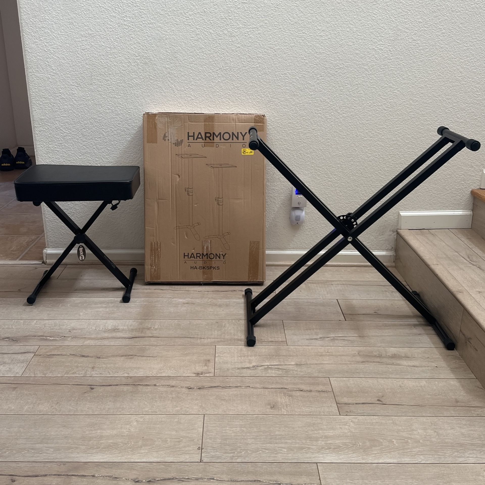 Keyboard Stand Monitor Speaker Stand and Keyboard Bench
