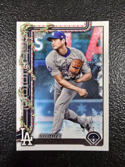 Ohtani Pitching AND Batting Holiday CARD