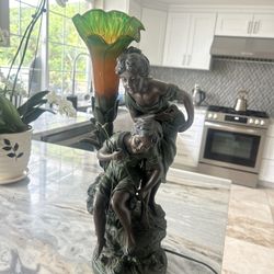 Antique Bronze Lamp 