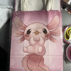 Axolotl Candy Bags & Favors for 12