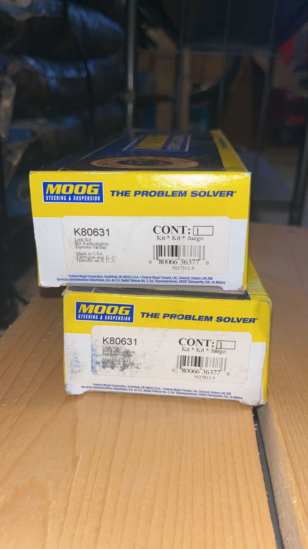 Assorted MOOG Auto Parts