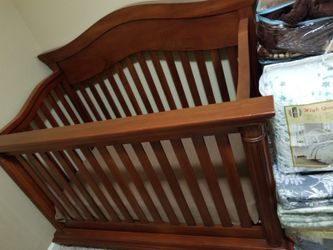 oak heritage lift crib