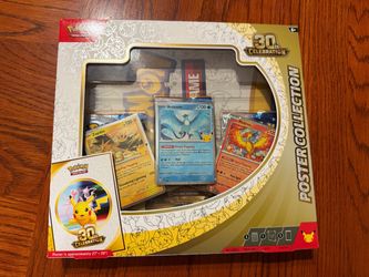 Pokémon 30th Celebration Poster Collection Box