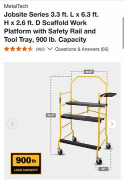 Metaltech 5’ Scaffold Folding