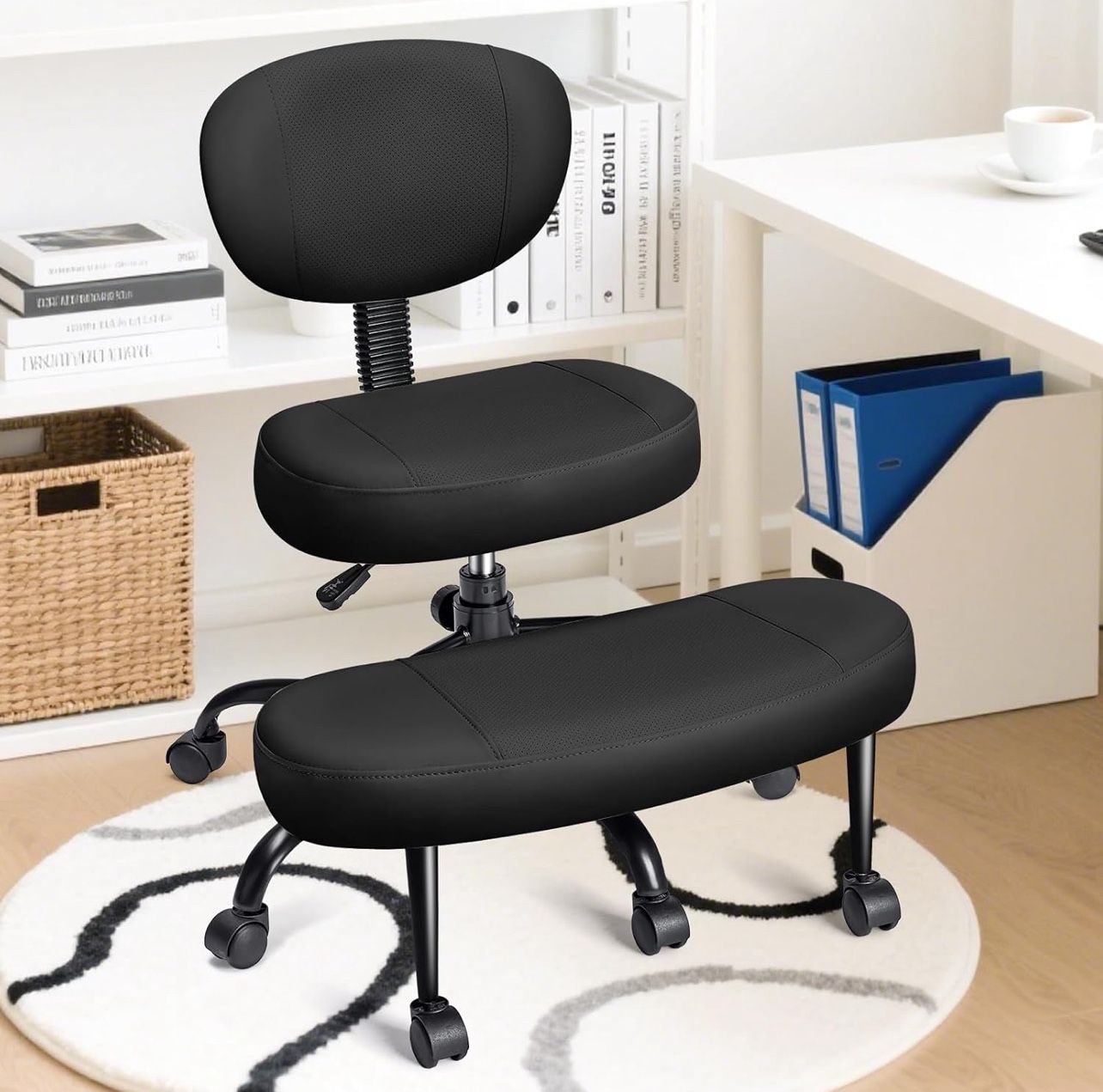 Brand New AreShark Cross-Legged Ergonomic Office Chair – Adjustable Height, Swivel, Footrest, Lumbar Support