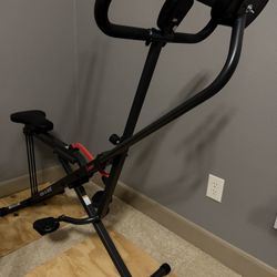 Cardio Squat Machine - Health & Fitness Row-N-Ride trainer