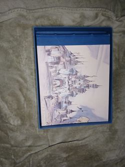 WED Enterprises Disneyland Castle Concept Art Print & Hardcover Book Disney