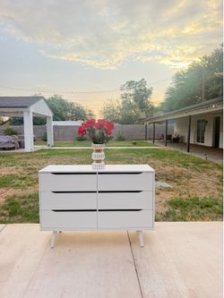 White dresser