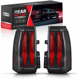 NEW – FOMIUZY Smoke Tail Lights for 2015–2020 GMC Yukon / Yukon XL – Left + Right