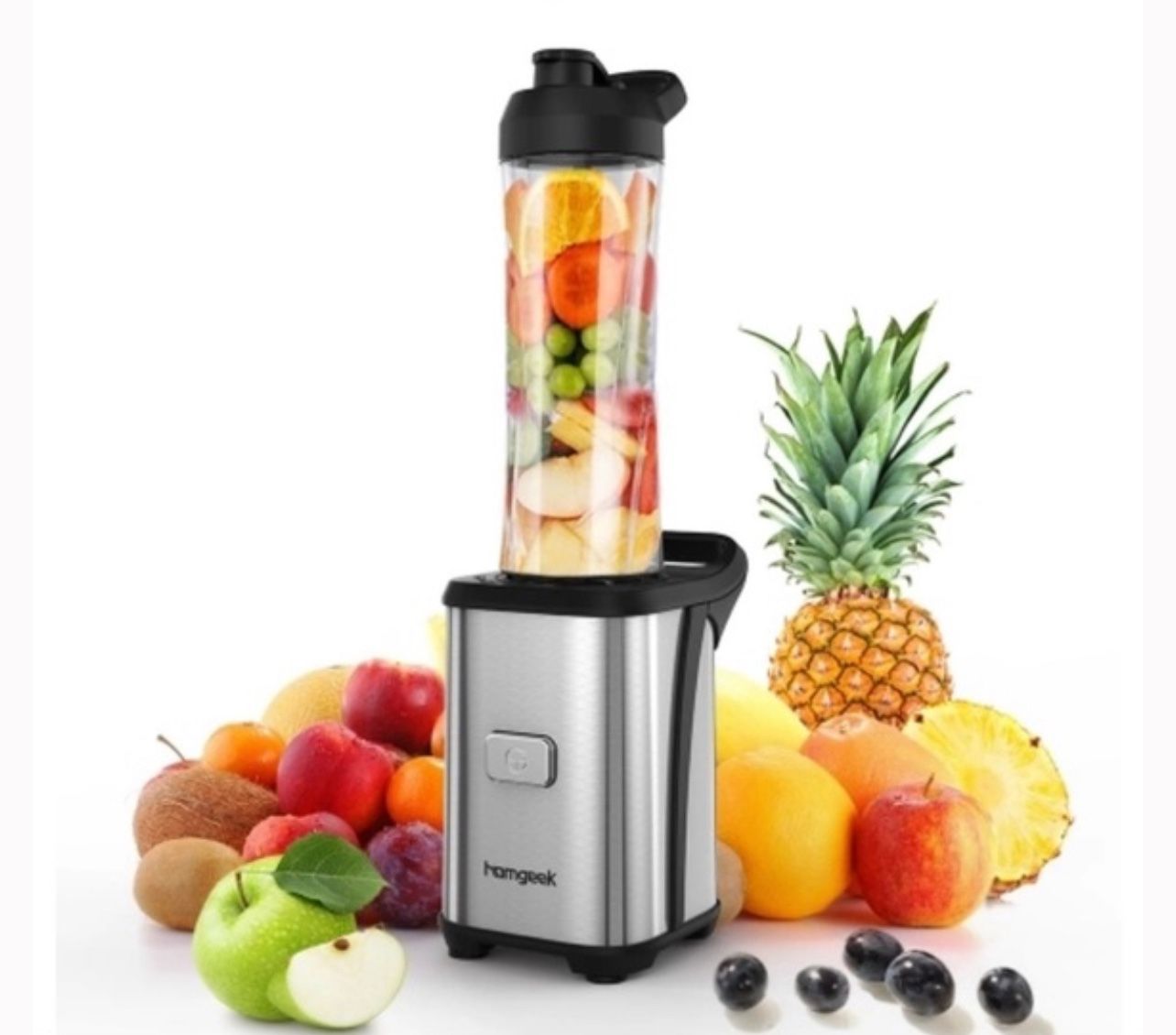 600 mL Personal Mini Blender with Portable Juicer Cup 