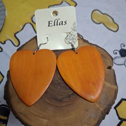 Heart Dangling Earrings 