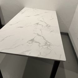 Dining Table White Marble 