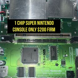 SUPER NINTENDO 1 CHIP RARE CONSOLE ONLY