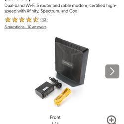 Negrear C6250 Cable Módem And Router 