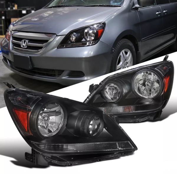 2005 07 Honda Odyssey Black Housing Headlights For In Norwalk 2005 07 Honda Odyssey Black Housing Headlights