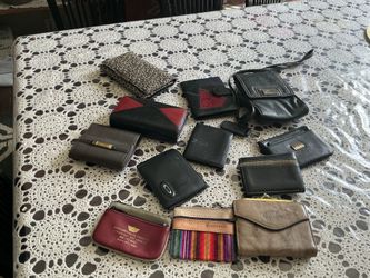 Assorted men and women Wallets and Coin Pouches $5 each